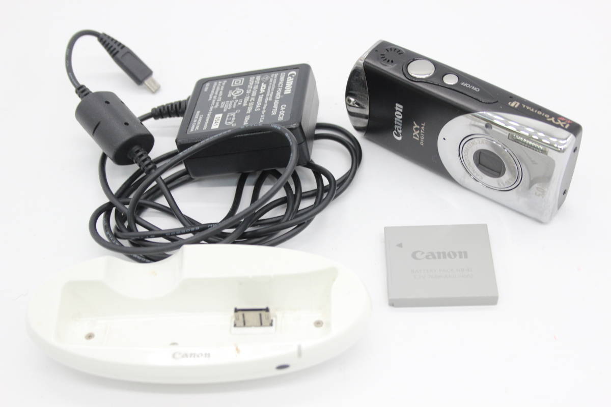 【返品保証】 キャノン Canon IXY Digital L3 ブラック 2.4x バッテリー チャージャー付き コンパクトデジタルカメラ s4842