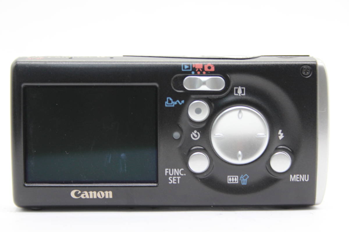 【返品保証】 キャノン Canon IXY Digital L3 ブラック 2.4x バッテリー チャージャー付き コンパクトデジタルカメラ s4842_画像4