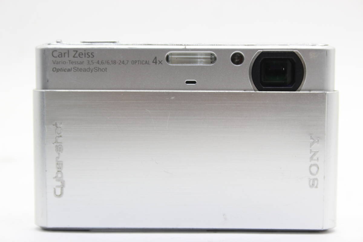 【返品保証】 ソニー Sony Cyber-shot DSC-T77 4x バッテリー付き コンパクトデジタルカメラ s4856_画像2