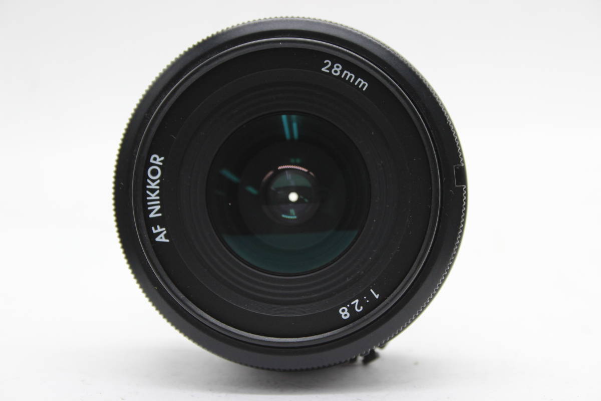 【返品保証】 ニコン Nikon AF Nikkor 28mm F2.8 前後キャップ付き レンズ s4617の画像2