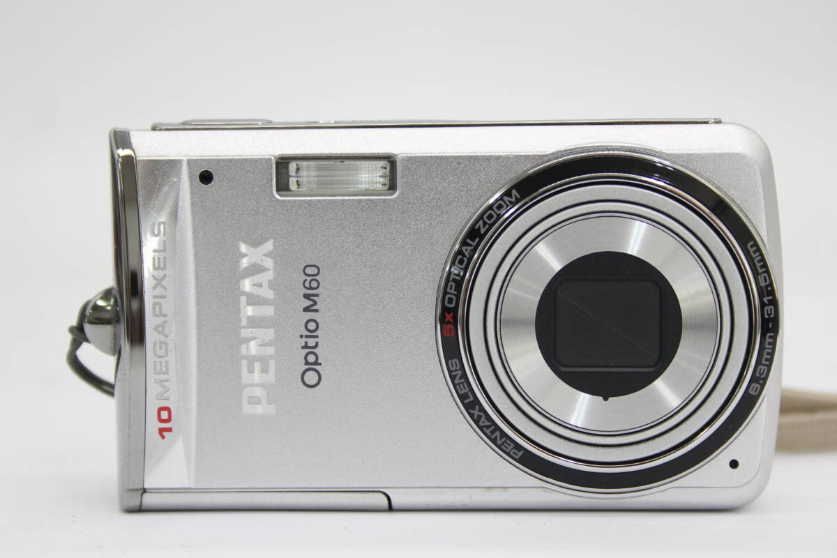 【返品保証】 【元箱付き】ペンタックス Pentax Optio M60 5x バッテリー付き コンパクトデジタルカメラ s4622_画像2