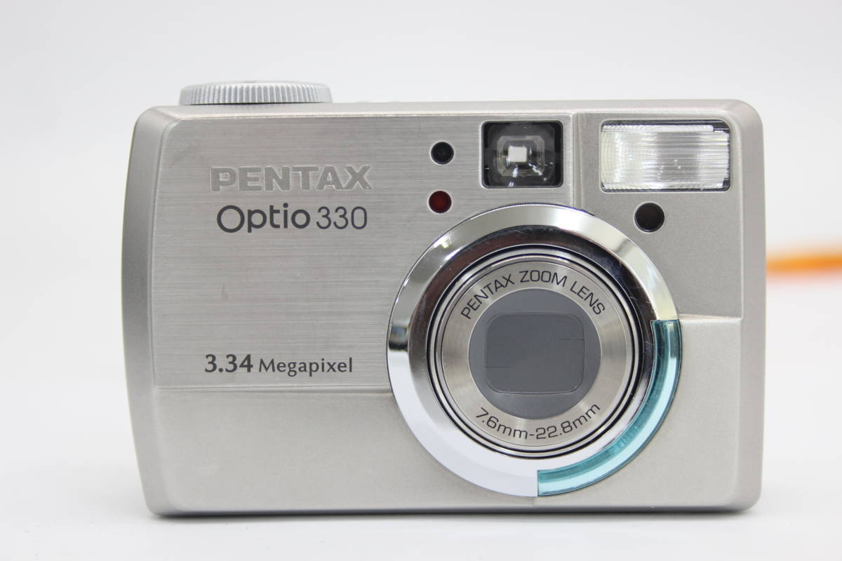 【返品保証】 【元箱付き】ペンタックス Pentax Optio 330 バッテリー チャージャー付き コンパクトデジタルカメラ s4624_画像2
