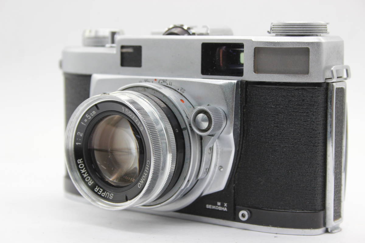 【返品保証】 ミノルタ Minolta Super A Chiyoko Rokkor 5cm F2 レンジファインダー カメラ s5263_画像1