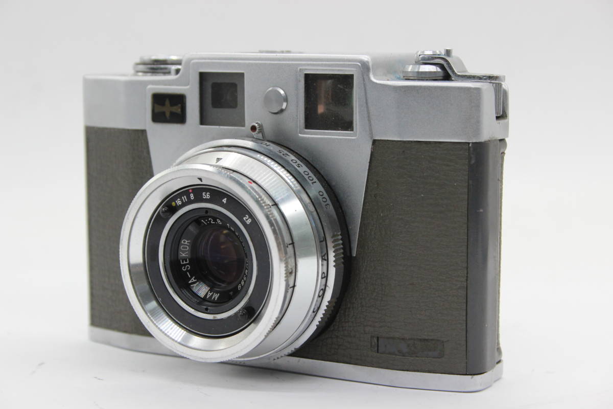 【訳あり品】 マミヤ Mamiya スケッチ 3.5cm F2.8 コンパクトカメラ s5293