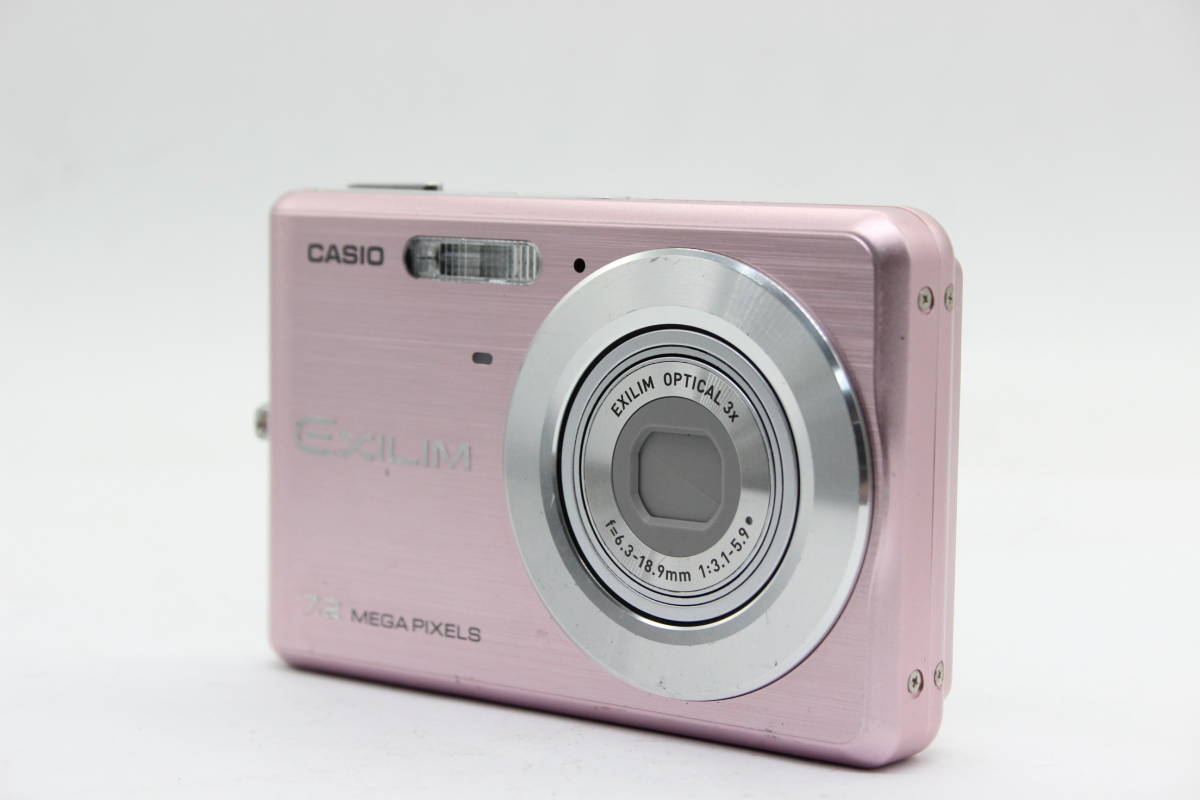 【美品 返品保証】 カシオ Casio Exilim EX-Z77 ピンク 3x コンパクトデジタルカメラ s4685