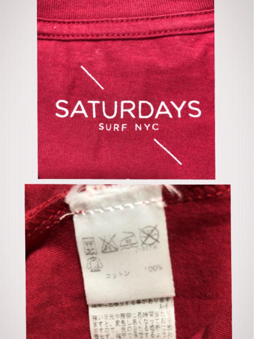 SATURDAYS SURF NYC コットンSATURDAYSTシャツ　S_画像10