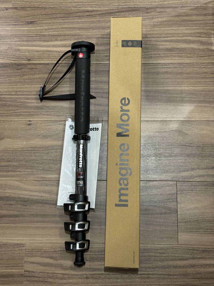 Manfrotto XPRO monopod+ MPMXPROC4 カーボン 4段 一脚 マンフロット_画像6