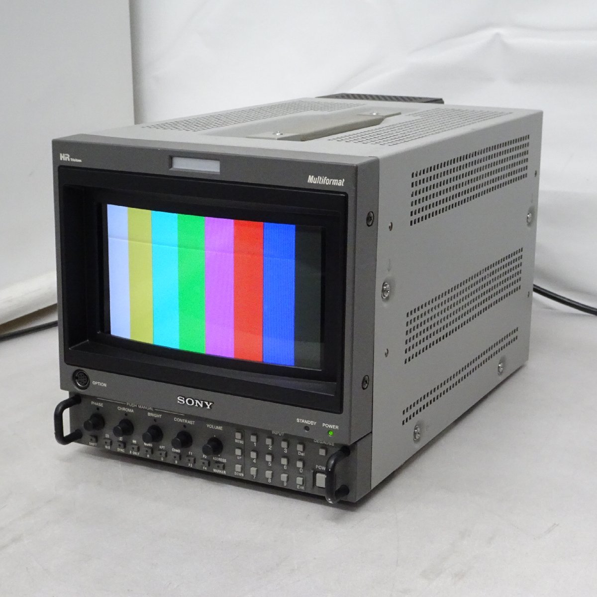 SONY BVM-D9H5J 9型HRトリニトロンモニター (HD-SDI/アナログコンポーネント/使用時間11458時間）【中古/ヤケなし/動作品】#385266L_画像1