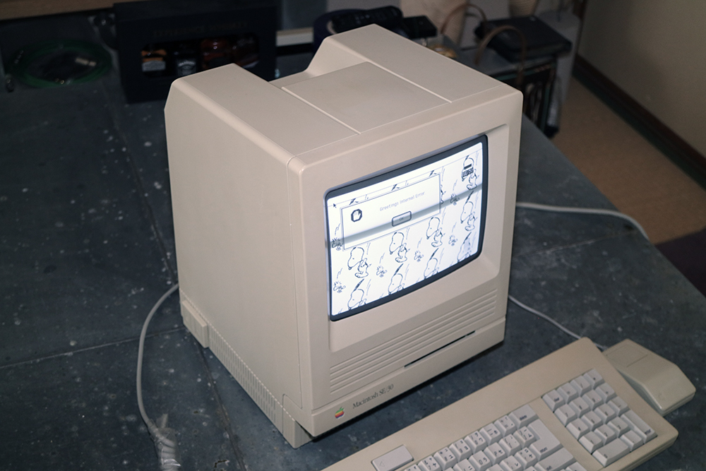 Apple Macintosh SE/30 OS7.1起動・起動音 OK! ＊HDD：500MB メモリー