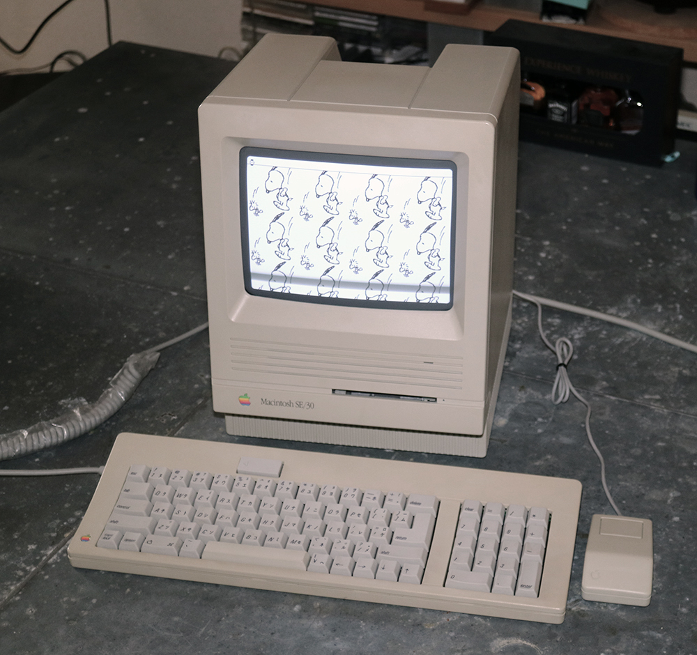 Apple Macintosh SE/30 OS7.1起動・起動音 OK! ＊HDD：500MB メモリー