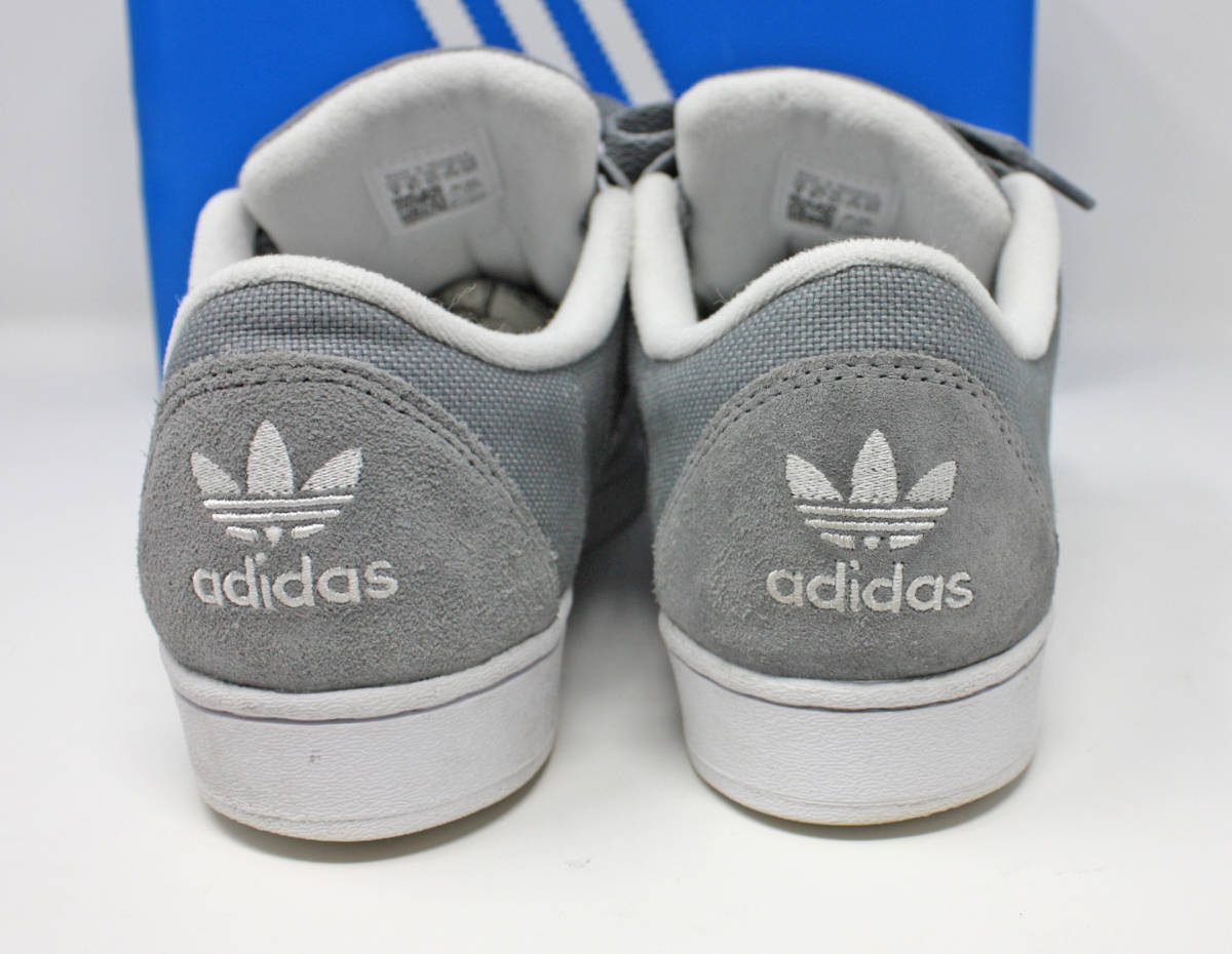 ◆美品 adidas アディダス H03740 SST SUPERMODIFIED GREY WHITE スーパースター モディファイ 26.5cm_画像3