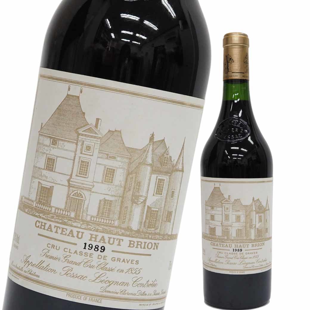 シャトーオーブリオン 1989年 箱なし 750ml 赤ワイン Chateau Haut-Brion 未開栓 中古 二次流通品_画像1