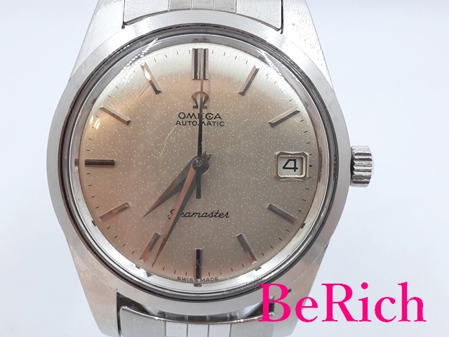 OH済 オメガ OMEGA シーマスター デイト 自動巻き メンズ 腕時計 Cal.562 166.010 シルバー 文字盤 SS ブレス【中古】【送料無料】 bt2636