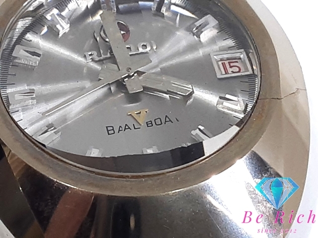 ラドー RADO バルボア 自動巻き メンズ 腕時計 デイト シルバー SS アナログ QZ クォーツ アンティーク ウォッチ BALBOA 【中古】 bt2825_画像5