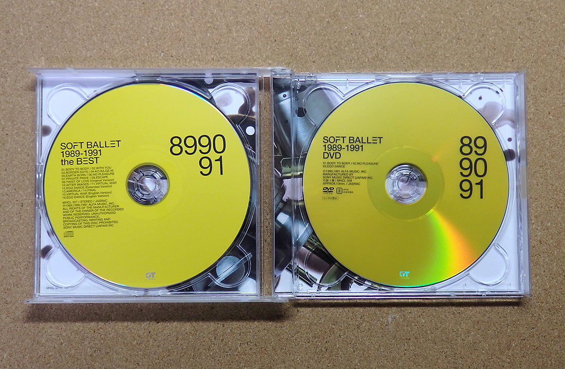 [中古盤CD+DVD] 『SOFT BALLET 1989-1991 the BEST / SOFT BALLET』DVD付き初回限定盤(MHCL-327/8)_画像3