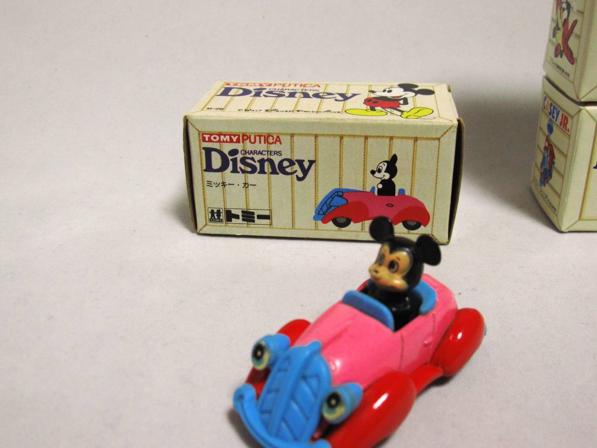 超レア ディズニー PUTICA プチカ 当時のミッキーマウス と ディズニーストア 限定 再販3種のセット_画像2