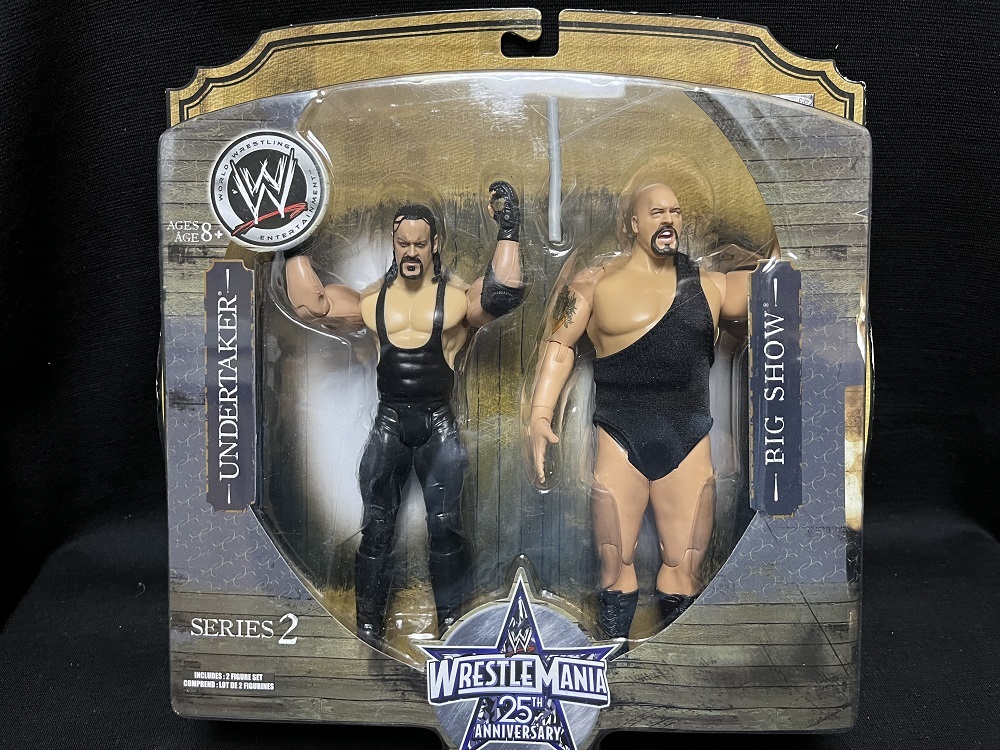 JAKKS:WWE WRESTLEMANIA 25 2PACK SERIES 2 нижний Tey машина & большой * шоу w/ плечо трико ( нераспечатанный товар )