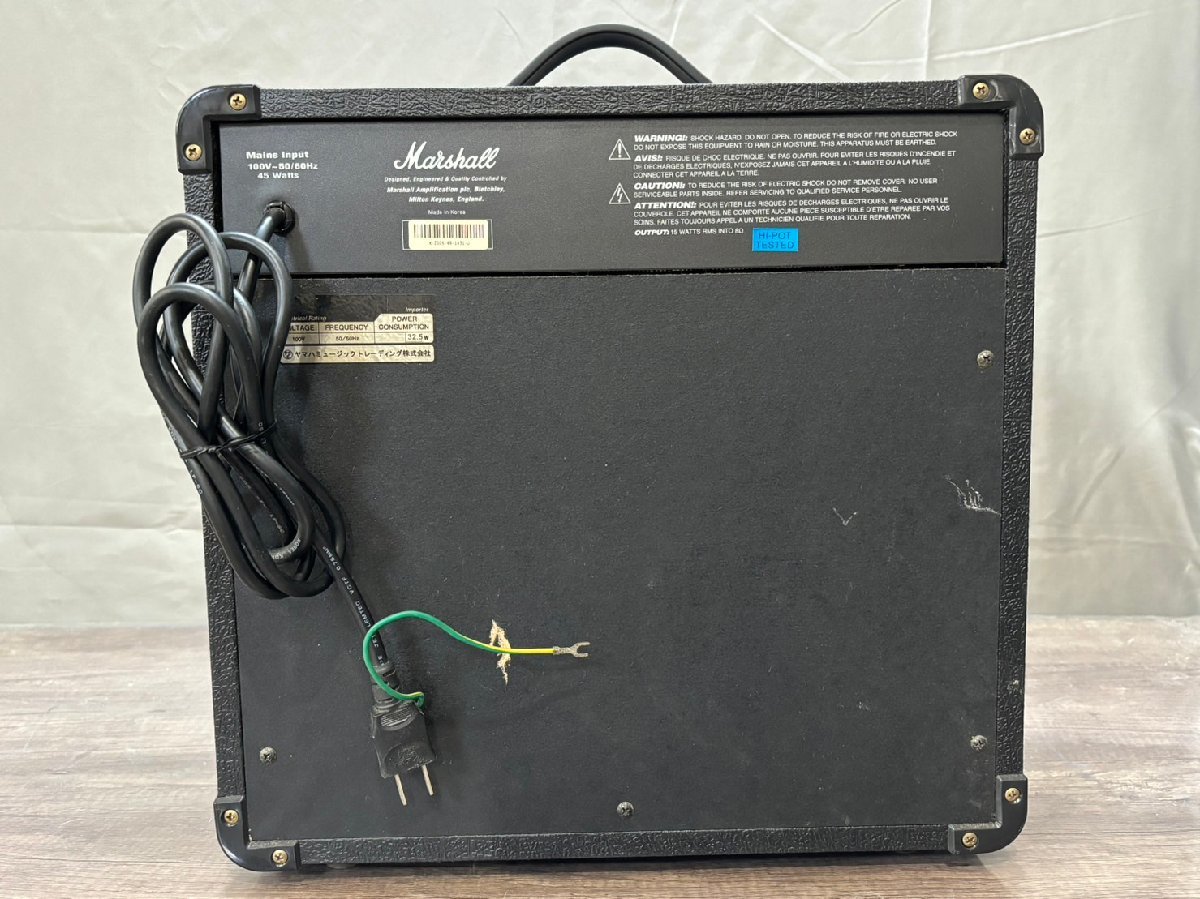 △8851　中古品　音響機材　ギターアンプ　Marshall　MG15CDR　マーシャル_画像4