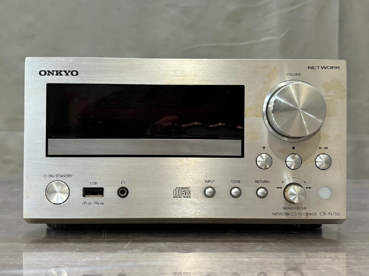 △8887　現状品　オーディオ機器　 ネットワークCDレシーバー　ONKYO CR-N755　オンキョー　【本体のみ】_画像2