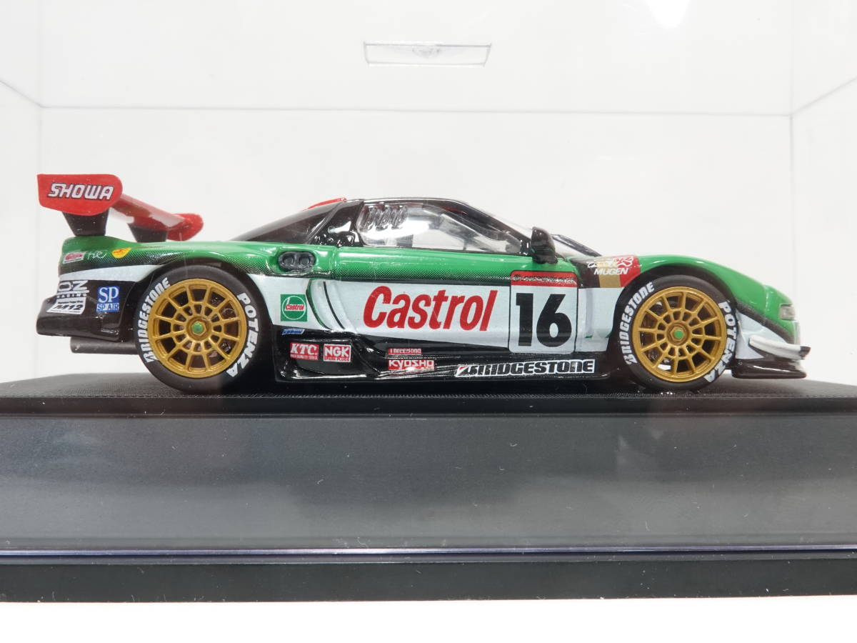 1/43 【エブロ】 カストロール無限NSX　#16 　2000年JGTC優勝車　（中子修、道上龍 ）_画像3