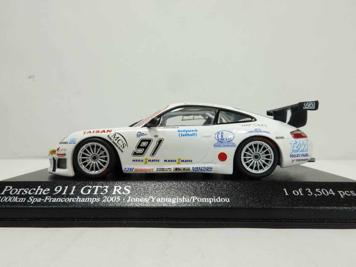 1/43 ポルシェ  911 GT3 RS 1000km Spa-Francorchamps  2005【ミニチャンプス】の画像3