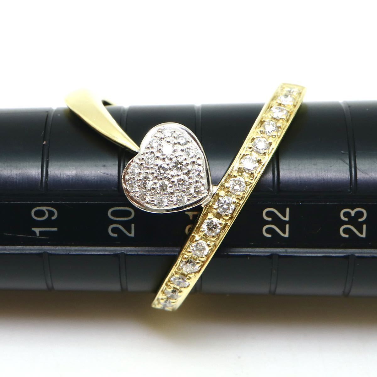 KARATI(カラッチ)《K18/K18WG 天然ダイヤモンドリング》D 9.8g 21号 0.50ct diamond ring 指輪 jewelry ジュエリー EH8/EI3_画像9