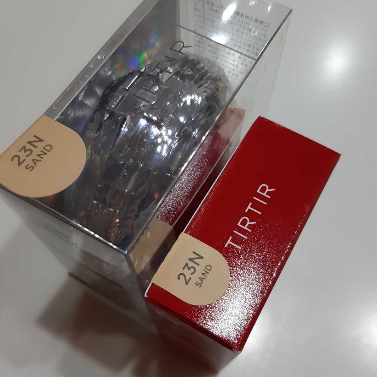 23N【2個セット】新品 TIRTIR ティルティル マスクフィットクリスタルメッシュクッション 15g レッドクッションミニサイズ4.5g 送料無料_画像2