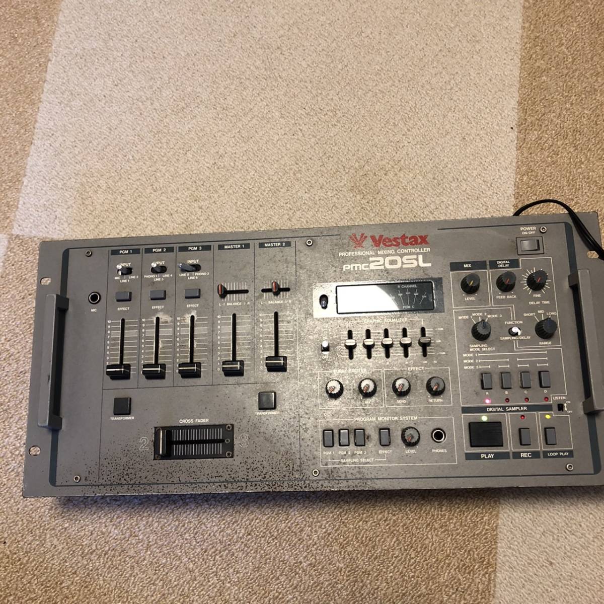  name machine rare VESTAX PMC-20SL DJ KRUSH favorite machine operation verification settled 