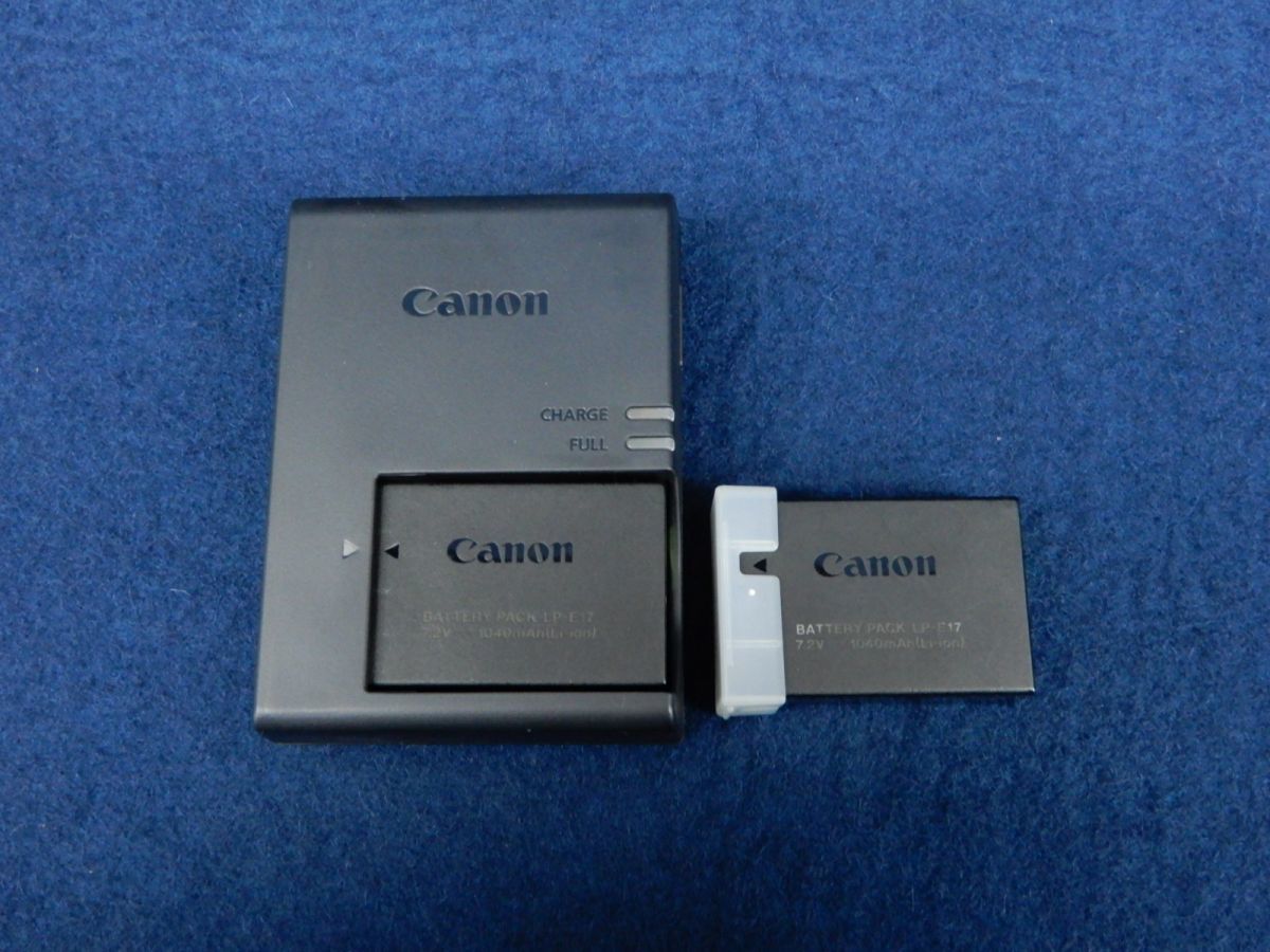 ★Camera51 Canon EOS M6 説明書+充電器+バッテリー付★キャノン/消費税0円_画像3