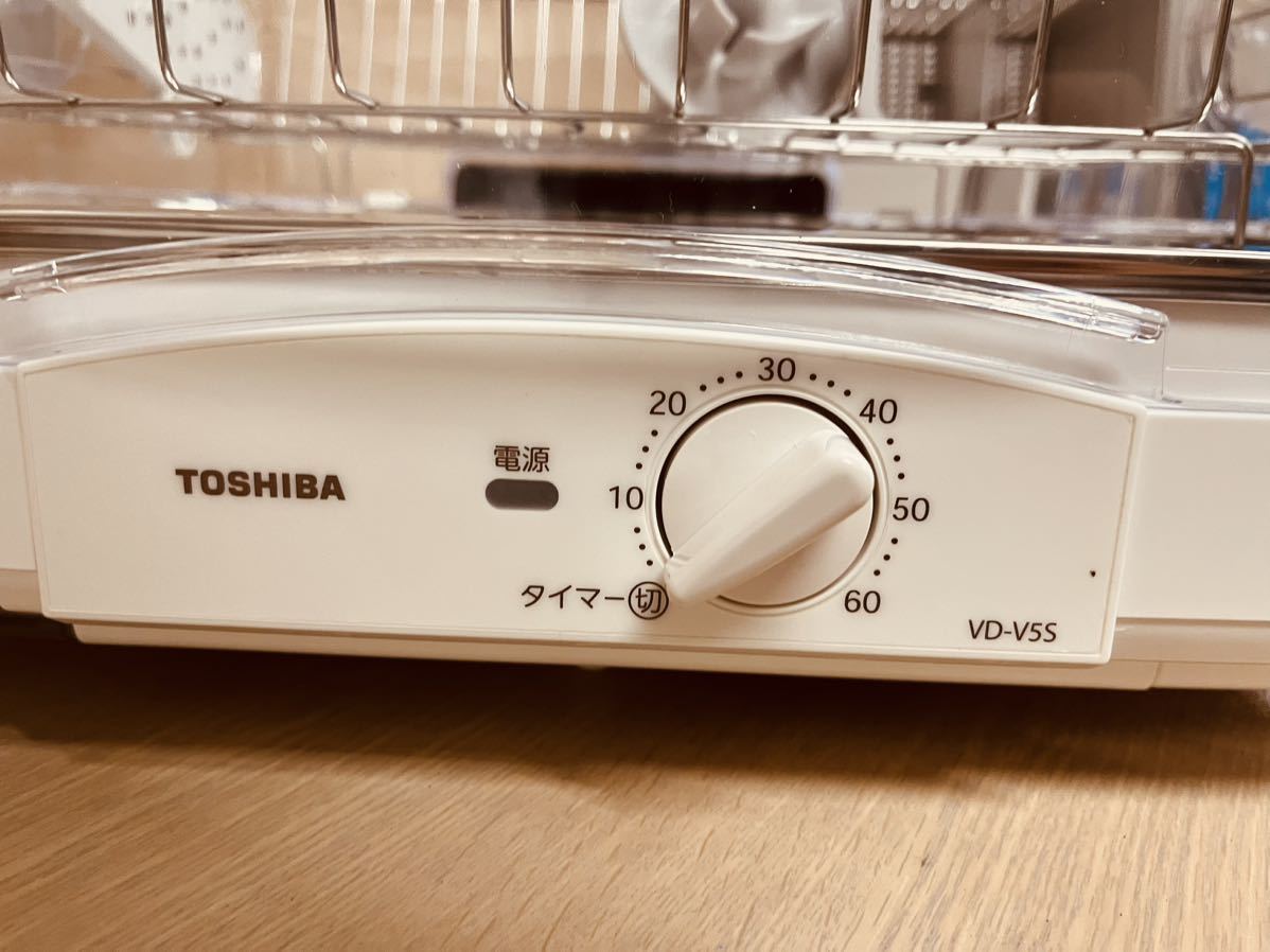 ◇TOSHIBA 東芝 食器乾燥機 VD-V5S （W） 90°C高温乾燥 23年製 未使用◇_画像6