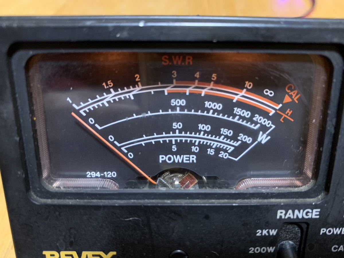 REVEX W500 1.8〜60Mhz 2KW対応　SWR計　パワー計　CB無線　NASA オーフナ　アマチュア無線　リーベックス_画像2