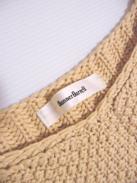  profit! prompt decision have Banner Barrett Banner Barrett yellow beige knitted sweater 38 postal 520