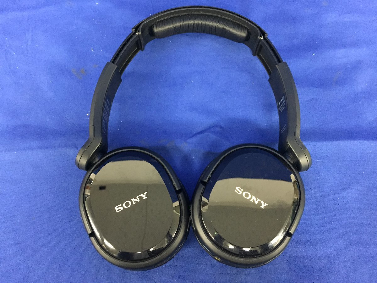 ★０３―０１９★ヘッドホン　SONY/ソニー ワイヤレスステレオ ヘッドホンシステム MDR-HW300 通電確認済 デジタル無線伝送 [60]_画像4