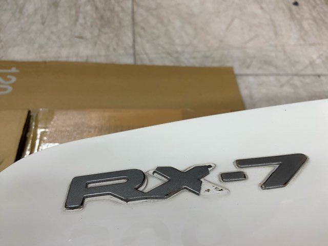 【\1000円売り切り】【中古品】【引取歓迎】マツダ　RX-7　FD3S　純正リヤバンパー　ホワイト RX7　FD　ok_画像4