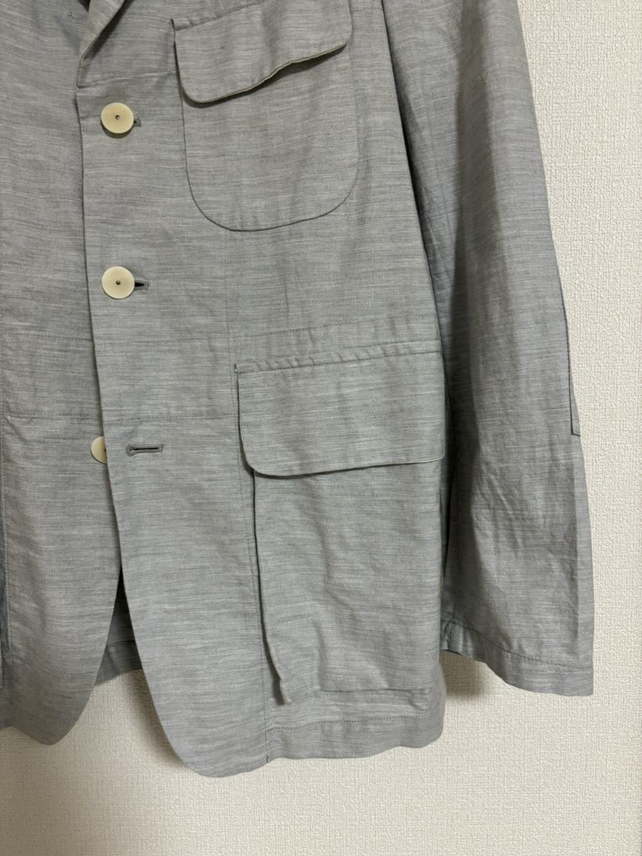 nigel cabourn マロリージャケット 48 グレー ジャケット テーラードジャケット コットン 紳士 _画像5