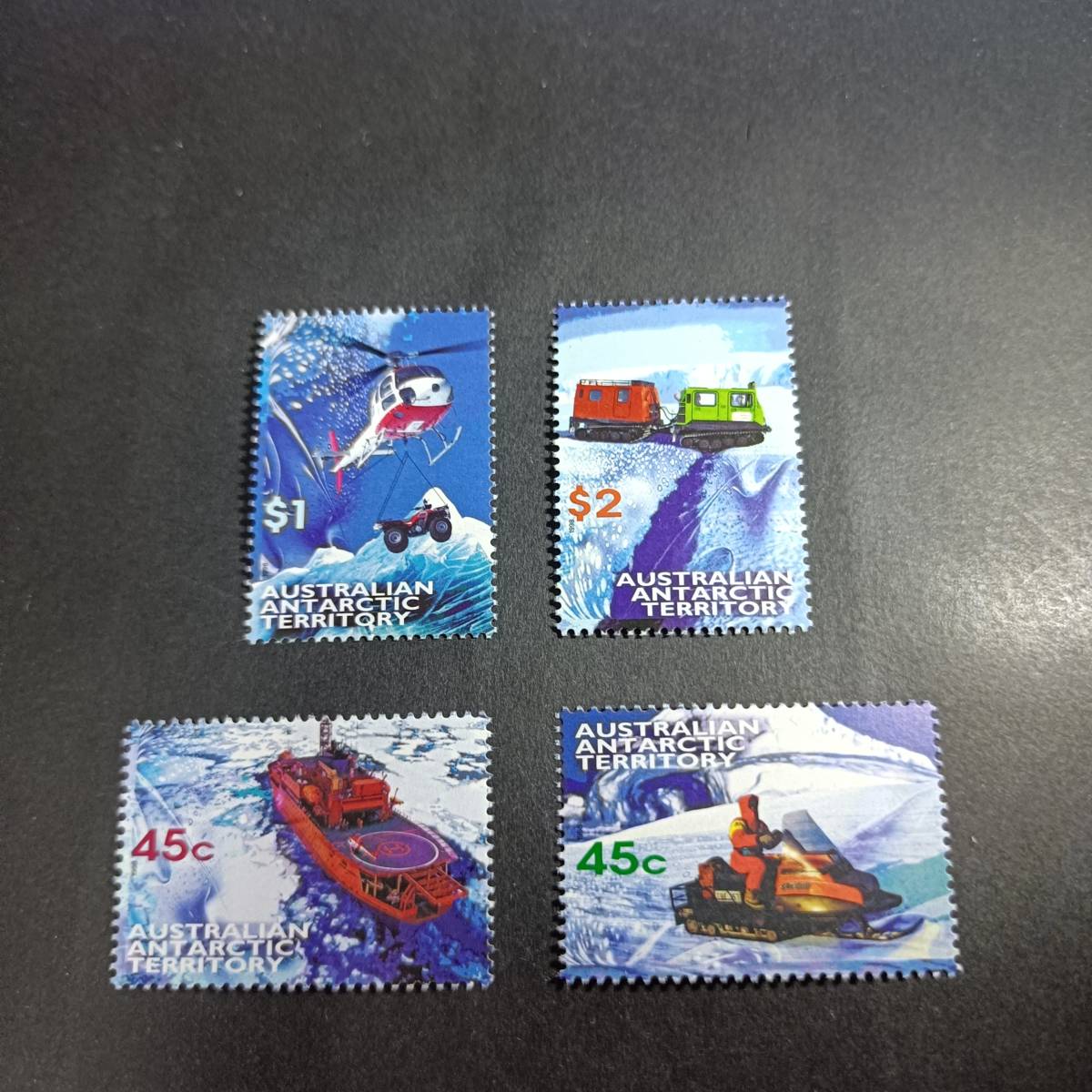 ★ オーストラリア 南極　未使用 切手　1998年　 4種完 ★状態 並以上と思います。_画像1