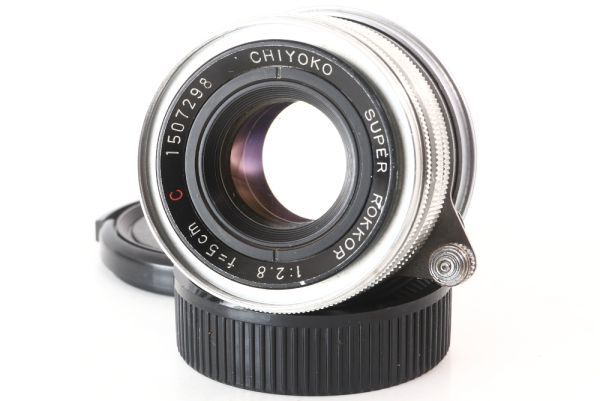 Minolta Chiyoko Super Rokkor 5cm F/2.8 C Leica Lマウントレンズ 単焦点 オールドレンズ