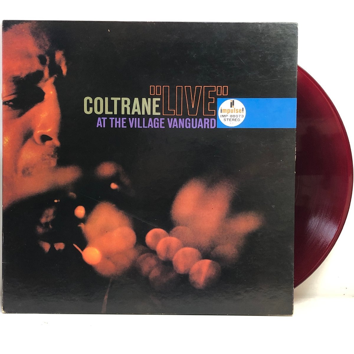 【赤盤カラーレコード LP】ジョン・コルトレーン / ライヴ・アット・ヴィレッジ・ヴァンガード / JOHN COLTRANE IMPULSE MP-88073▲_画像1