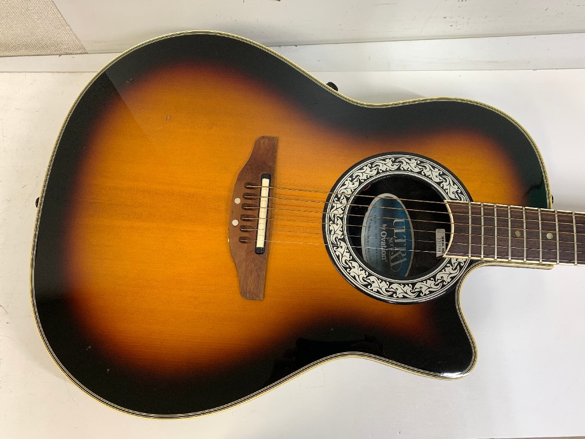 ハードケース付 Ovation Ultra Model No. 1528 Yahoo!オークション - Ovation Ultra Series No.1528 ハード