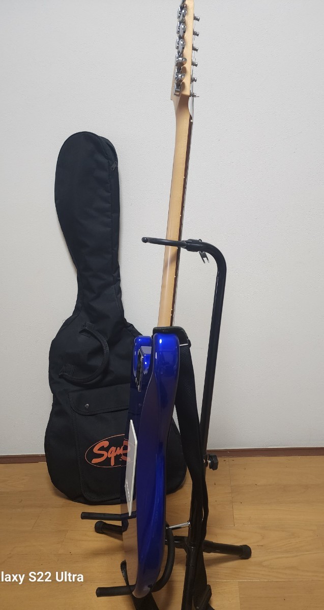 Squier by Fender strat エレキギター 　　　　　ソフトケース付き　 現状品_画像8