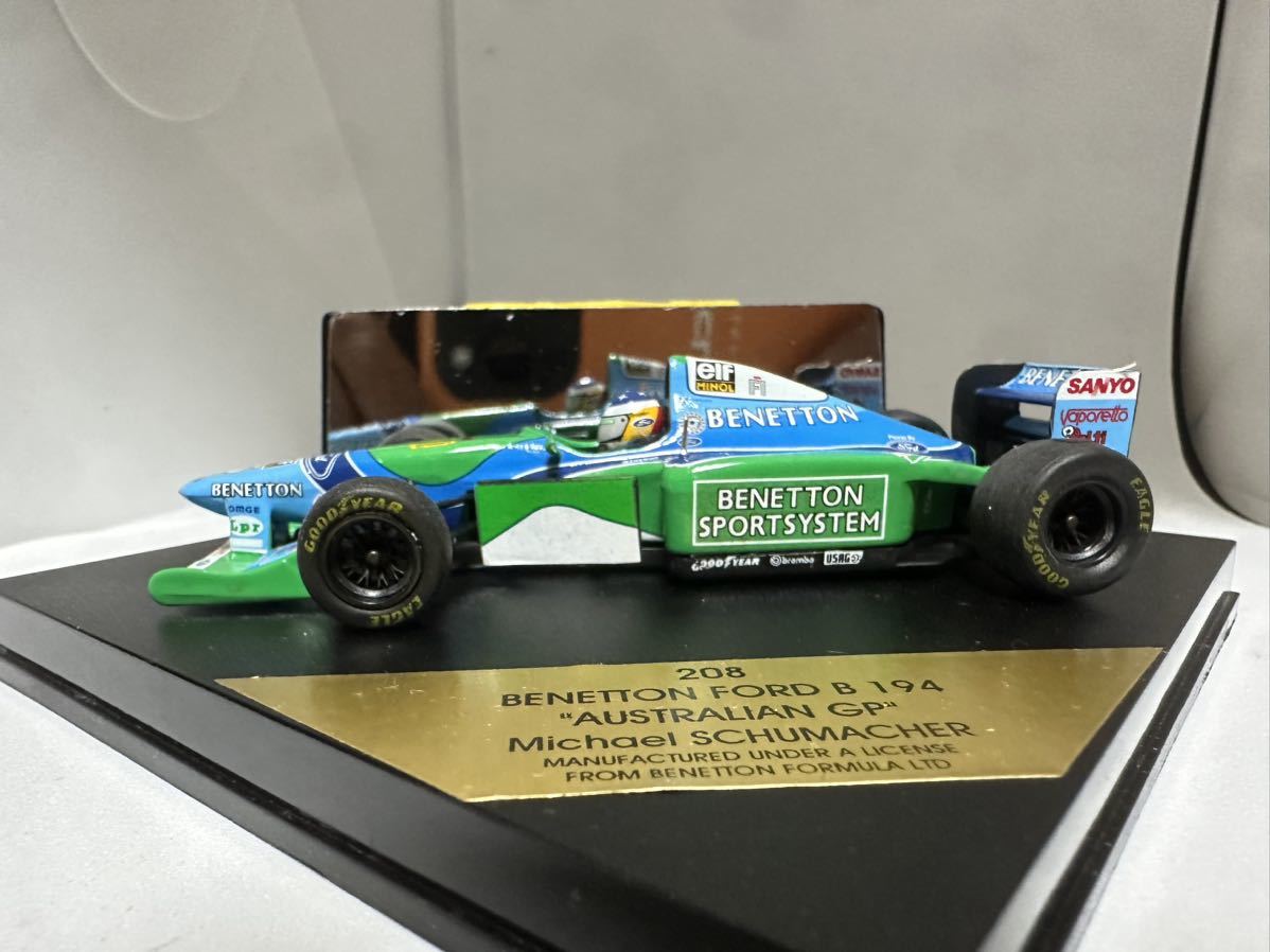 1/43 ONYX BENETTON FORD B194 AUSTRALIAN GP ベネトン フォードの画像3