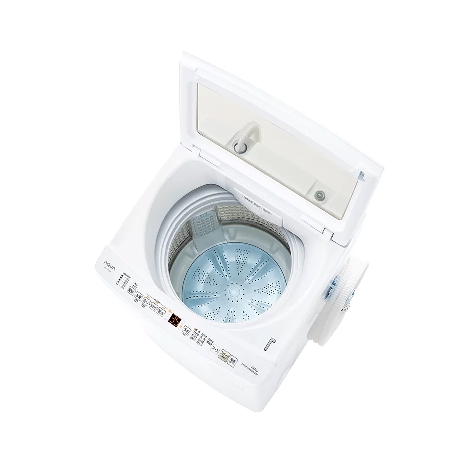 ①4【送料無料】アクア AQUA 8.0kg 全自動洗濯機 縦型 AQW-V8N(W) _画像6