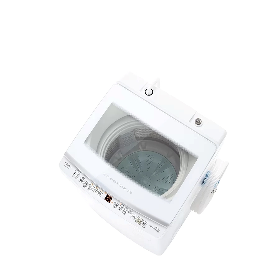 ①7【送料無料】アクア AQUA 8.0kg 全自動洗濯機 縦型 AQW-V8N(W) _画像5