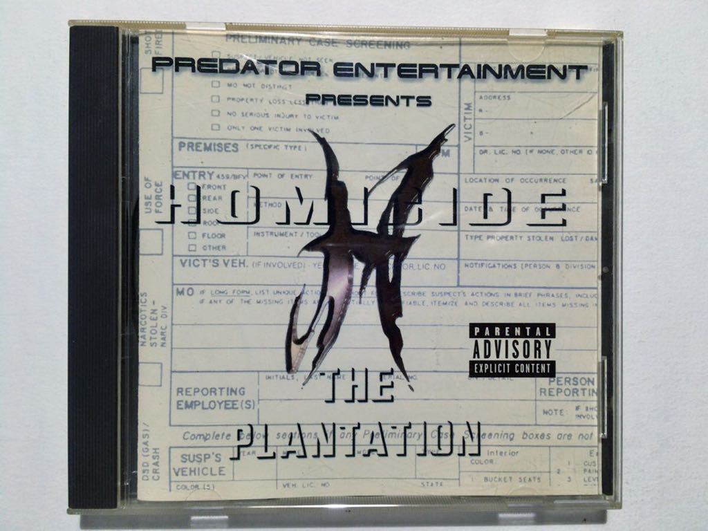 Homicide - The Plantation 1999 G-Rap G-Funk_画像1