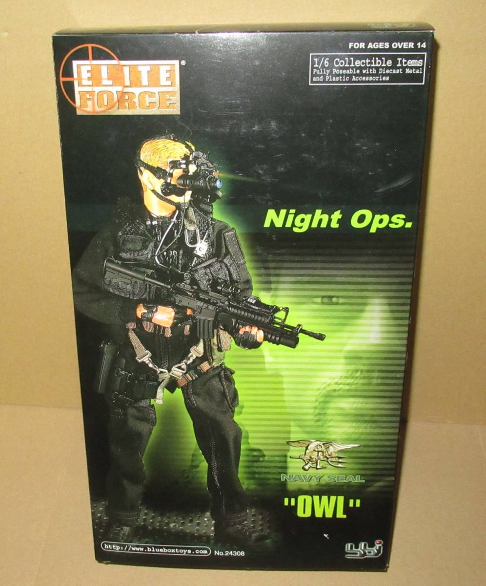 G.I.JOE　　タカラ bbi ELITE FORCE Night OPS.　NAVY SEALs　ナイトオペレーション 2002年　G.I.ジョー_画像1