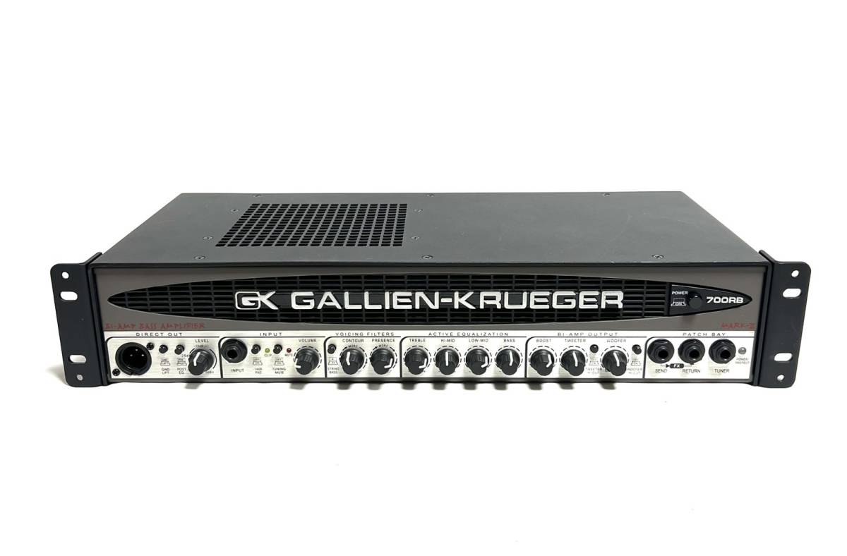 ☆送料無料 美品 GALLIEN-KRUEGER ギャリエン クルーガー 700RB MARK II ベースヘッドアンプの画像2