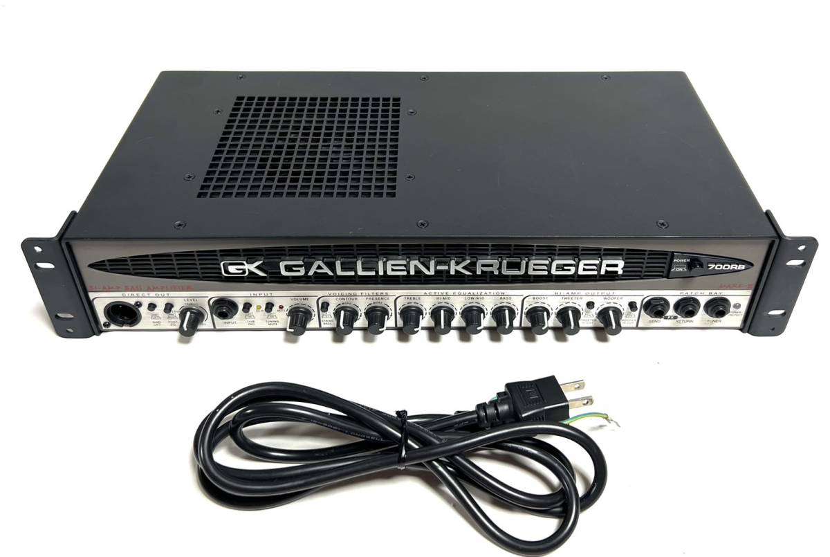 ☆送料無料 美品 GALLIEN-KRUEGER ギャリエン クルーガー 700RB MARK II ベースヘッドアンプの画像1