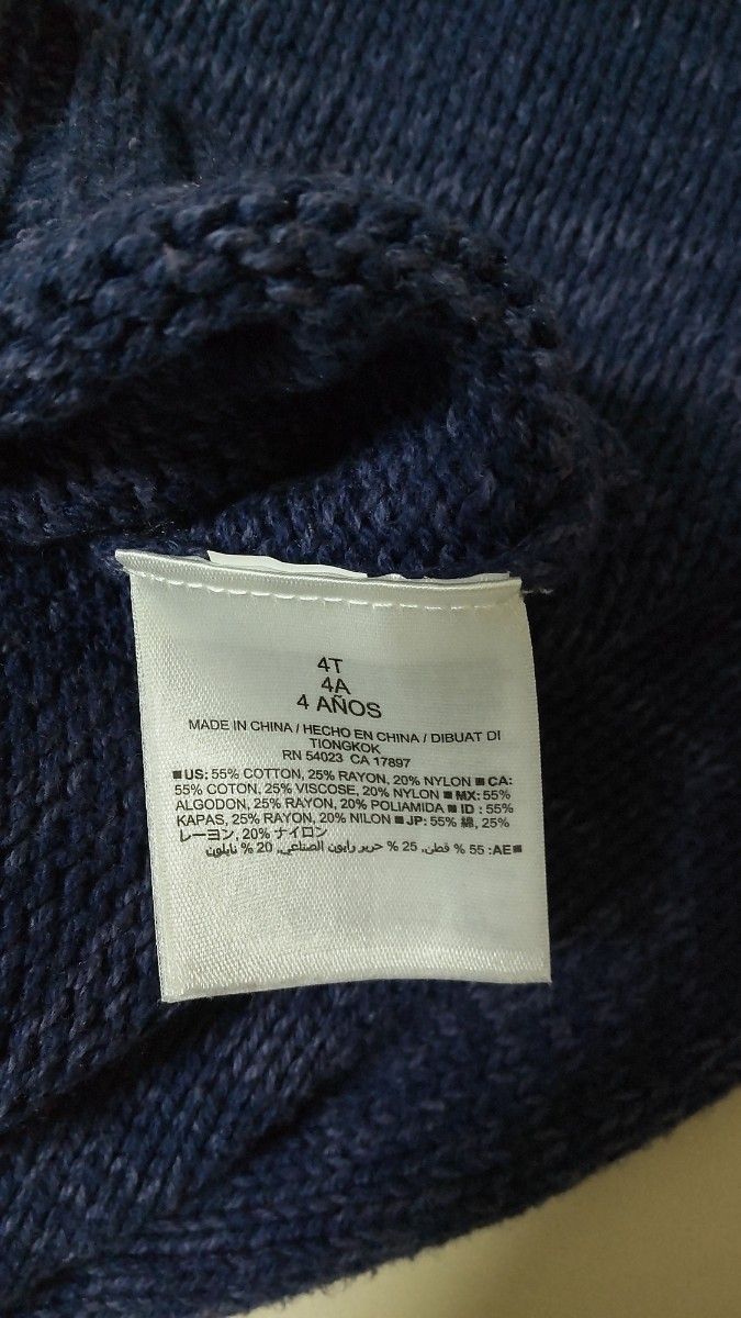 ■オールドネイビー　ニット セーター　キッズ　110cm 長袖