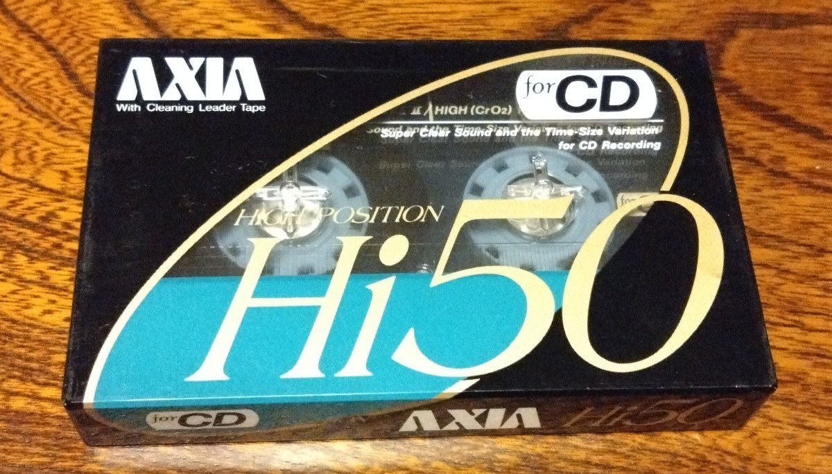 AXIA（富士写真フィルム） カセットテープ ハイポジション Hi50 50分 1本_画像1