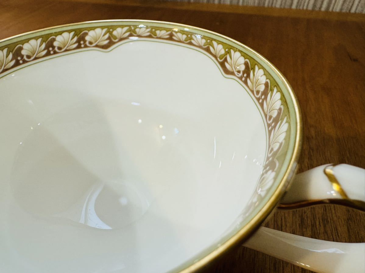 【美品】Noritake ノリタケ CYCLAMEN TOUCH シクラメンタッチ 9654 カップ&ソーサー C/S C&S 5客セット まとめて_画像5